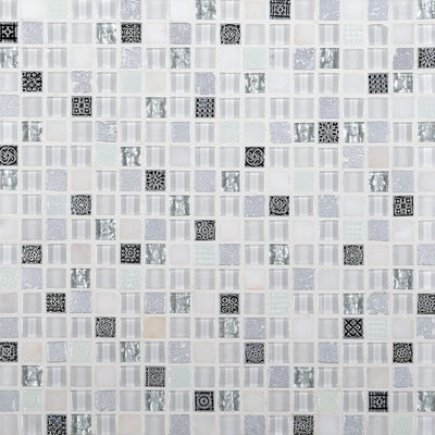 Daltile Marvel 12" x 12" Illusion Stone & Glass Mosaic