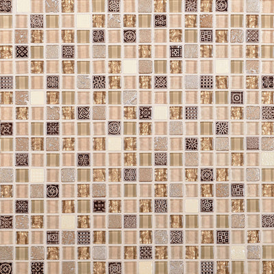 Daltile Marvel 12" x 12" Radiance Stone & Glass Mosaic