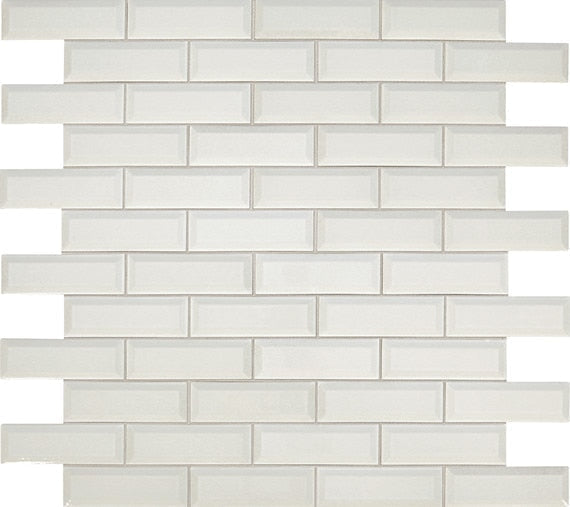 Daltile Revalia 2 x 6 11.69" x 14.63" Centennial White Ceramic Mosaic
