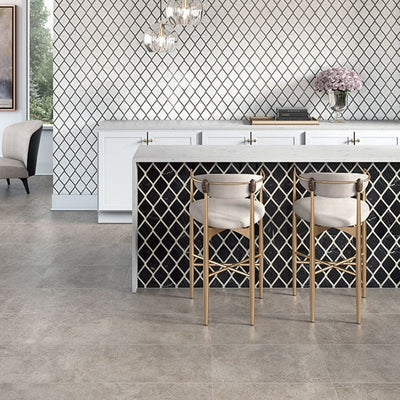 Daltile Rhetoric 8" x 24" Aristotle White Porcelain Tile