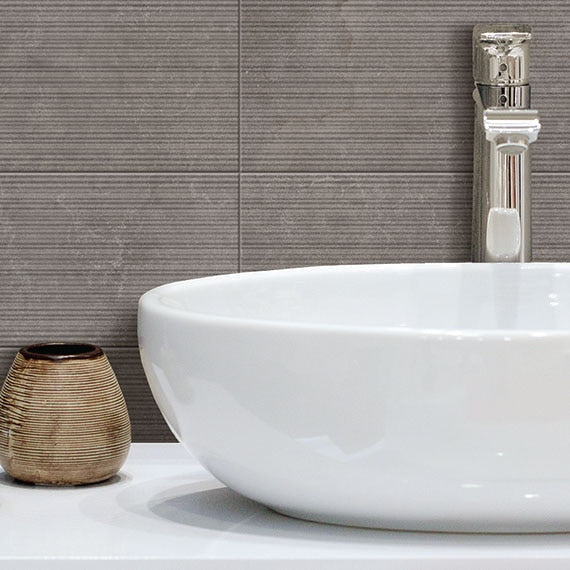 Daltile Rhetoric 8" x 24" Eloquent Grey Porcelain Tile