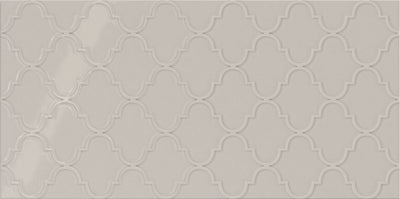 Daltile Showscape Arabesque Pattern 12" x 24" Crisp Blue Ceramic Tile