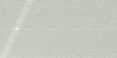 Daltile Showscape Chevron Pattern 12" x 24" Crisp Blue Ceramic Tile