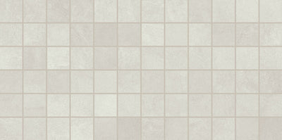 Daltile Slate Attache 2 x 2 12" x 24" Meta White Mosaic Porcelain Mosaic