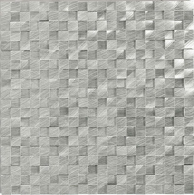 Daltile Structure 11.9" x 11.9" Steel Metal Mosaic