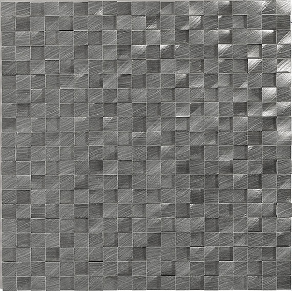 Daltile Structure 11.9" x 11.9" Gunmetal Metal Mosaic