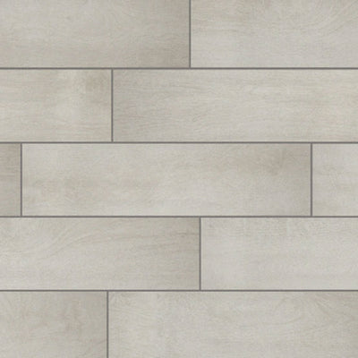 Daltile Valence 6" x 24" White Porcelain Plank