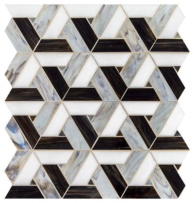 Daltile Vivify 13" x 14.75" Glass Mosaic