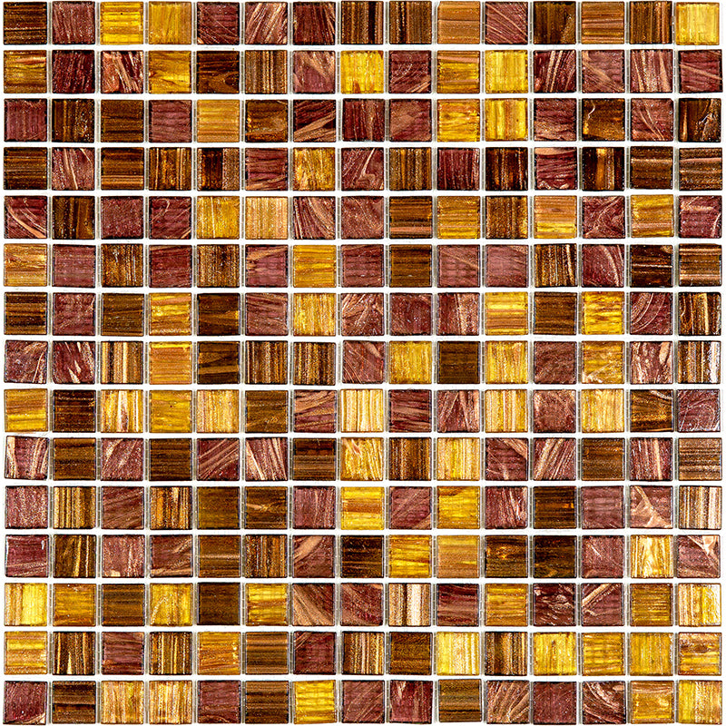 MIR Mosaic Mixes 0.8 x 0.8 12" x 12" Glass Mosaic