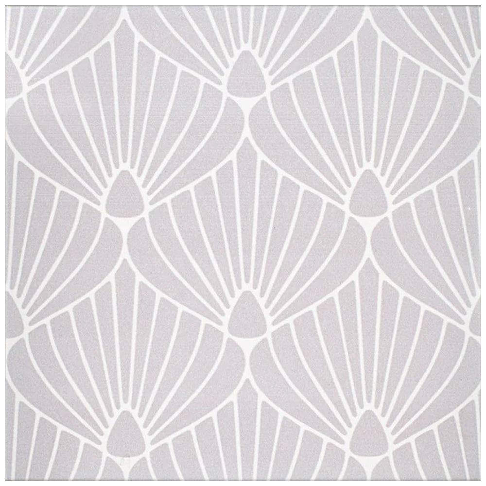 Roca Tile Epoque Shell 8" x 8" Ceramic Tile