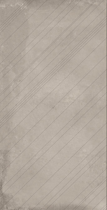 Emser Borigni Diagonal 18" x 35" Black Porcelain Tile