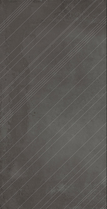 Emser Borigni Diagonal 18" x 35" Gray Porcelain Tile