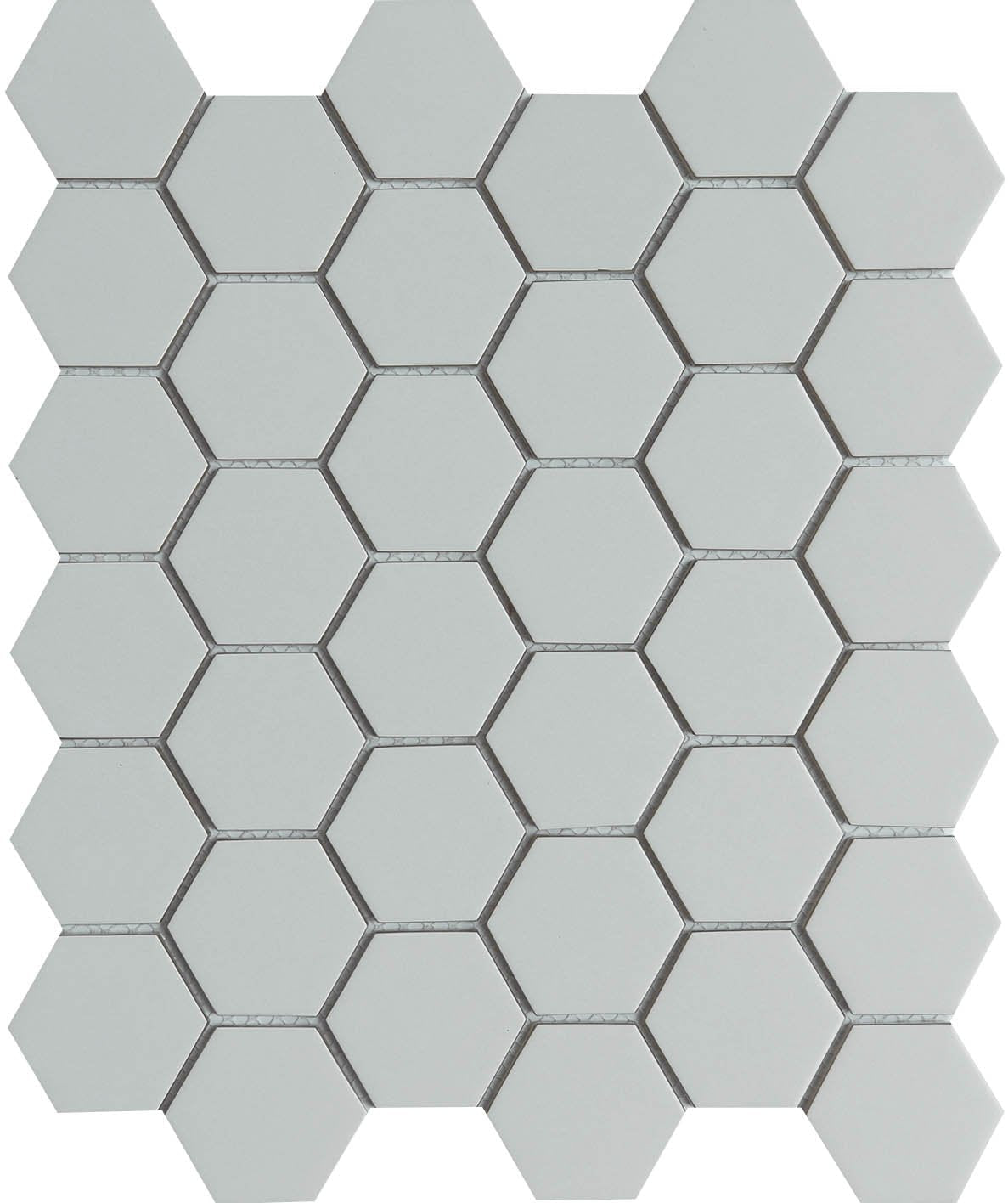 Emser Concept 11" x 12" Gray Hex Glass Mosaic