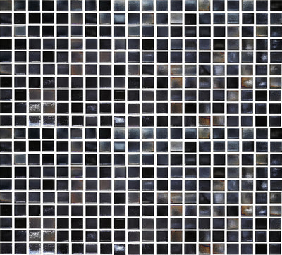 Emser Galore 13" x 13" Black Glass Mosaic