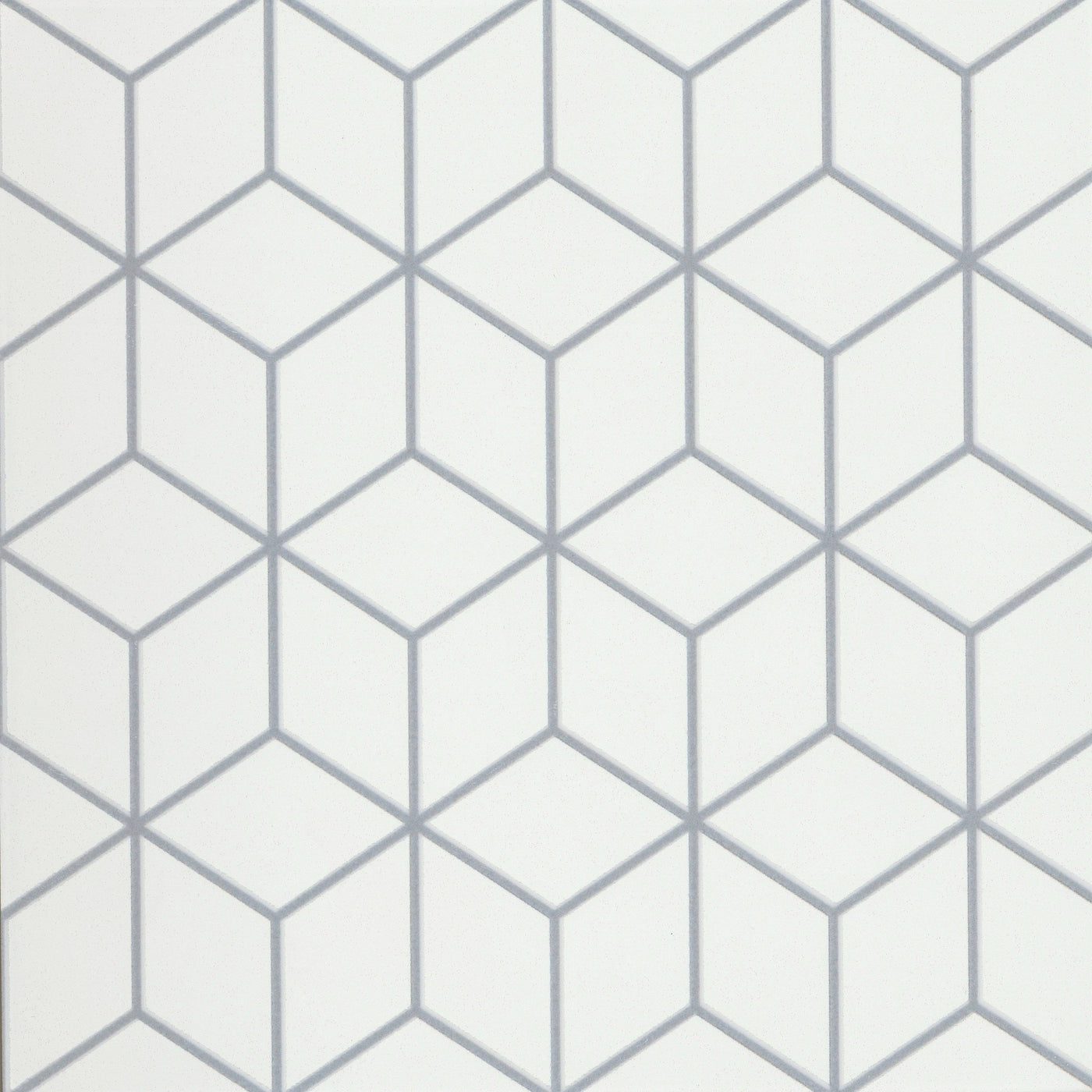 Emser Geometry 10" x 10" Cube Gray Porcelain Tile