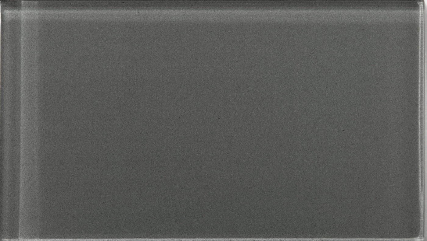 Emser Lucente 3" x 6" Pewter Glass Tile