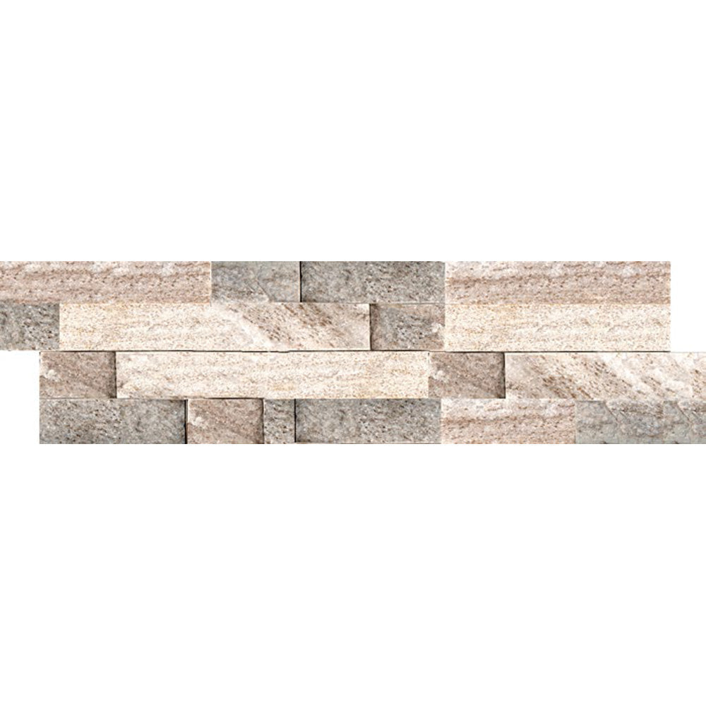 Emser Slate, Quartzite And Sandstone 6" x 24" Cream Gold Quartzite Quartzite Tile