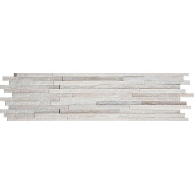 Emser Slate, Quartzite And Sandstone 6" x 24" White Quartzite Quartzite Tile