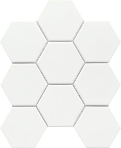 Emser Source 9" x 10" Pure White Porcelain Mosaic
