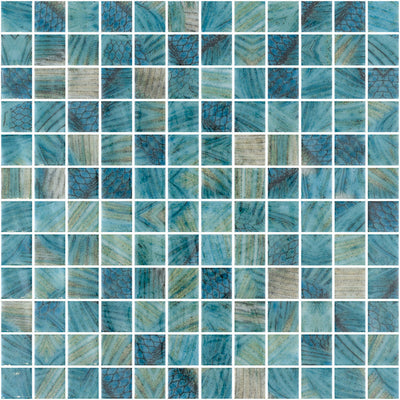 Emser Waterlace 12" x 12" Glass Mosaic