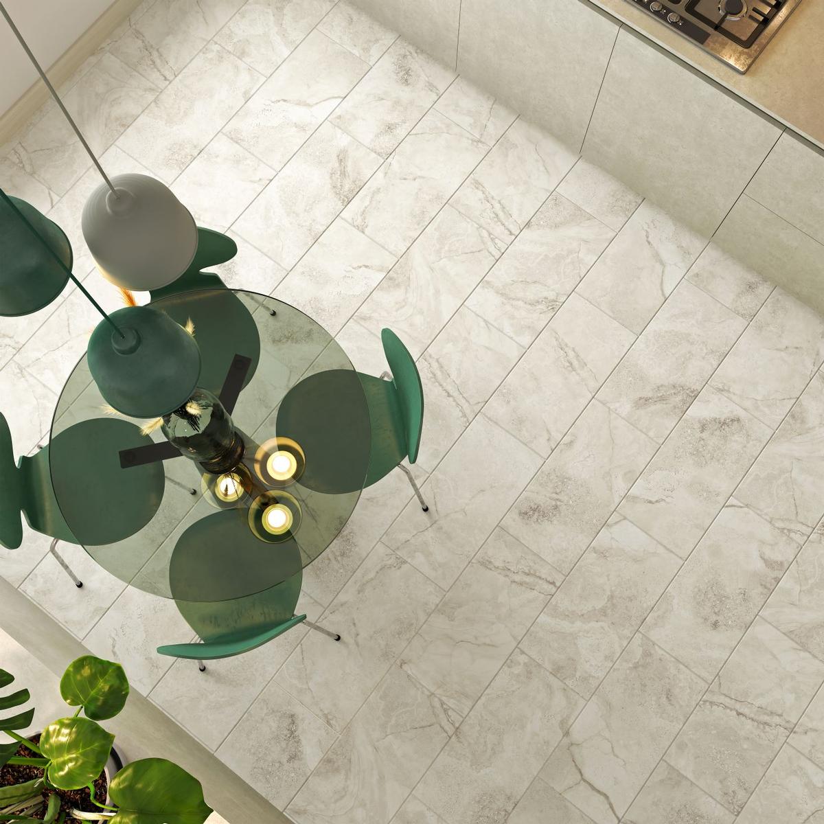 Floors 2000 Kolomb 12" x 24" Porcelain Tile Cream