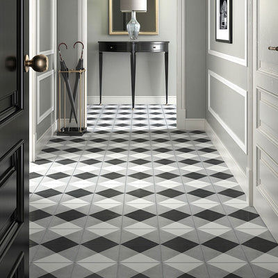 Floors 2000 Prizma 8" x 8" Porcelain Tile Grey