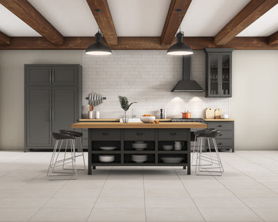 Florida Tile East Village 24" x 48" Porcelain Tile Potter’s Red Clay