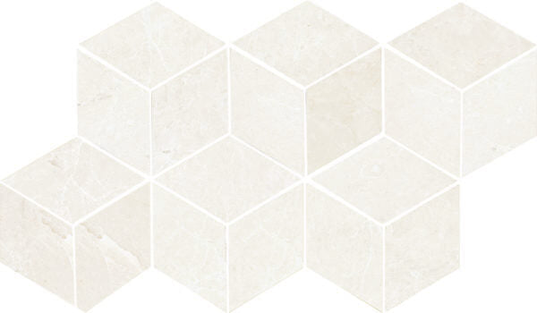 Happy Floors Arona 3D Hexagon 7" x 12" Porcelain Mosaic