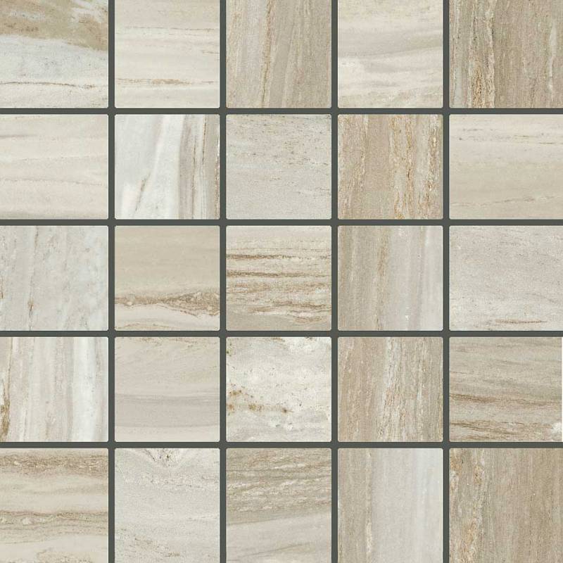 Happy Floors Bellagio 2.4 x 2.4 12" x 12" Porcelain Mosaic