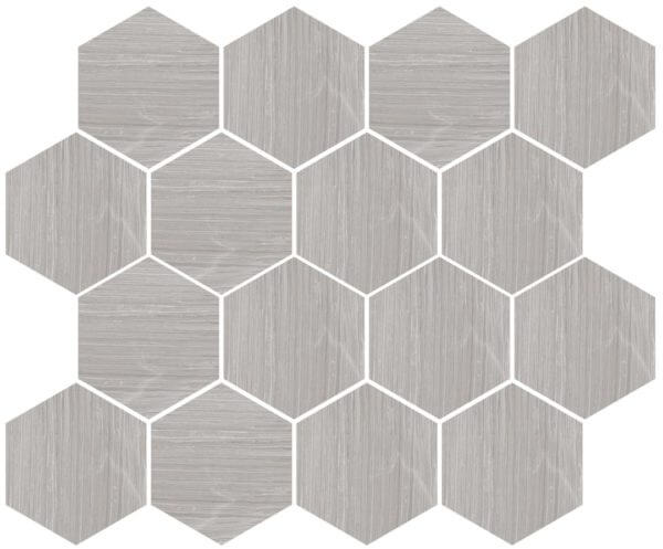Happy Floors Jaipur Hexagon 12" x 14" Porcelain Mosaic
