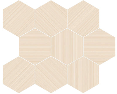 Happy Floors Neostile 2.0 Hex 11.5" x 14" Porcelain Mosaic