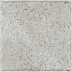 Happy Floors Pietra D Assisi Deco 8" x 8" Porcelain Tile