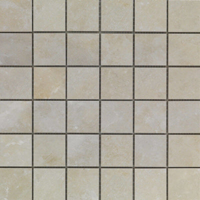 Happy Floors Salt Stone 2 x 2 12" x 12" Porcelain Mosaic