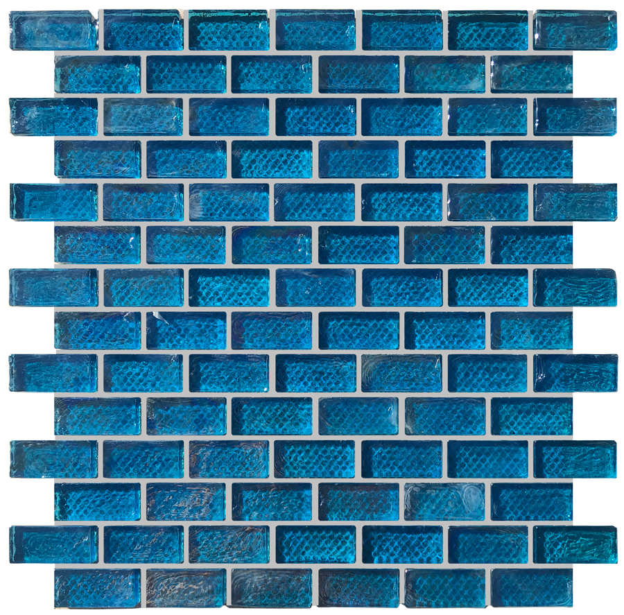 QDI Surfaces Zeugma Brick 11.2 x 12" Glass Mosaic