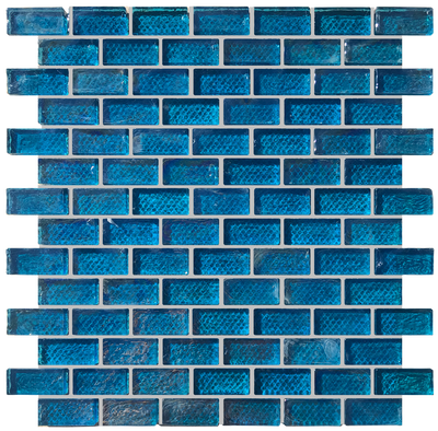 QDI Surfaces Zeugma Brick 11.2 x 12" Glass Mosaic