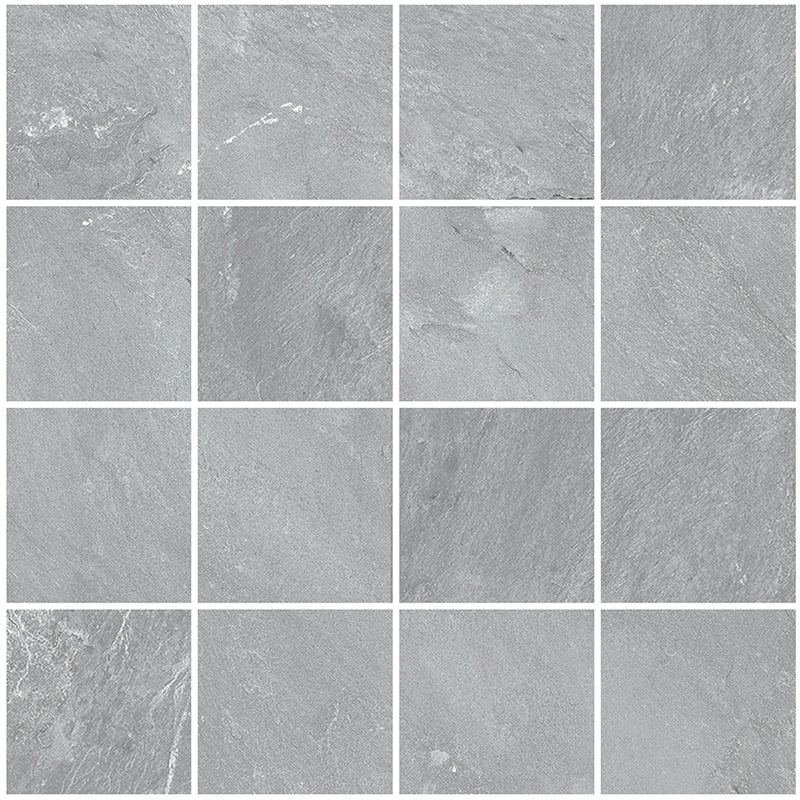 MIR Mosaic Imperial 11.81" x 11.81" Porcelain Mosaic Grey