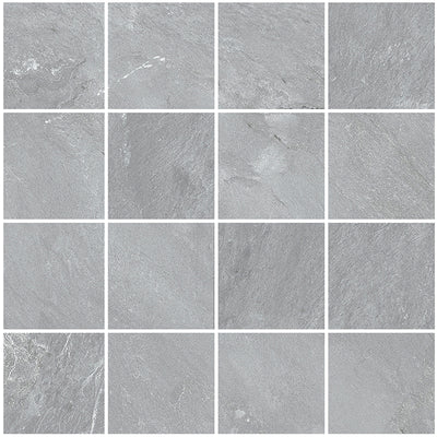 MIR Mosaic Imperial 11.81" x 11.81" Porcelain Mosaic Grey