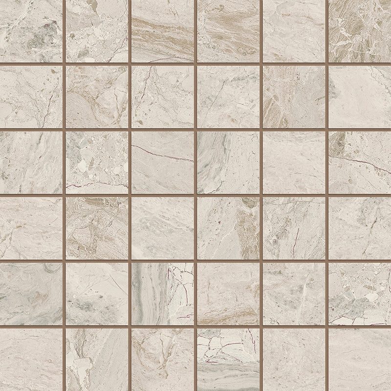 MIR Mosaic Imperial 11.81" x 11.81" Porcelain Mosaic Earth Natural