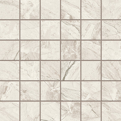 MIR Mosaic Imperial 11.81" x 11.81" Porcelain Mosaic Earth White