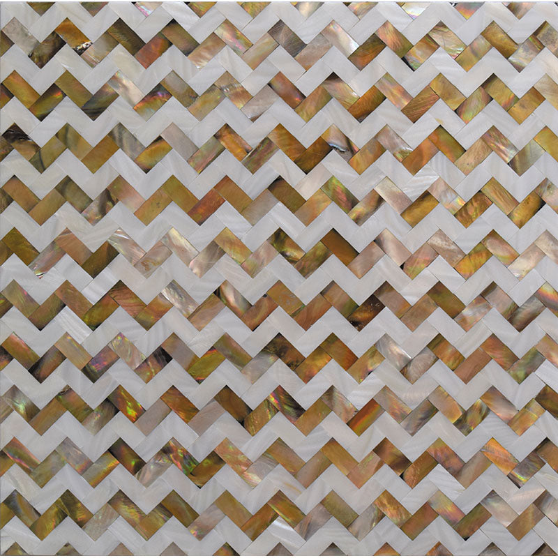 MIR Mosaic Jewels Of The Sea 11.1" x 11.2" Shell Mosaic