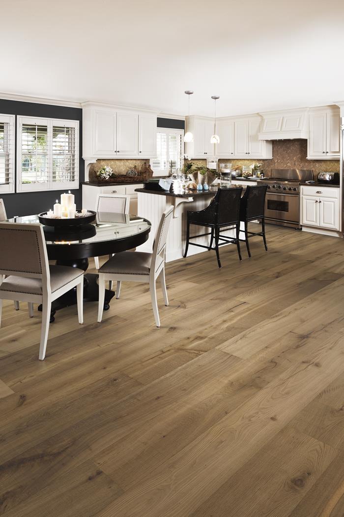 Kahrs Texture 7.38" x 95.25" Hardwood Plank Texture Grau