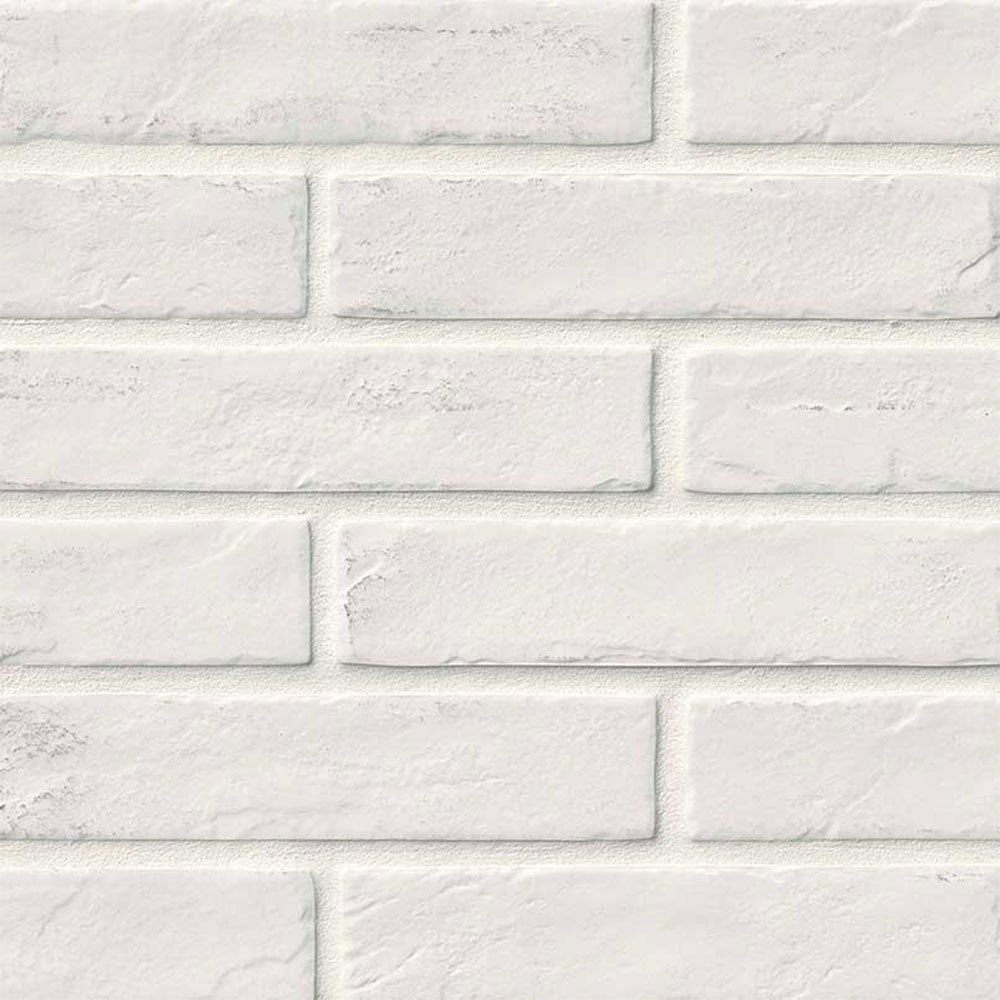MS International Brickstone Brick 2.33" x 10" Red Porcelain Tile