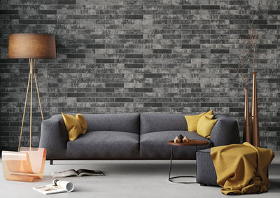 MS International Brickstone Brick 2.33" x 10" White Porcelain Tile