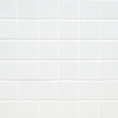 MS International Domino 2 x 2 3/8 12" x 12" Porcelain Mosaic White & Black
