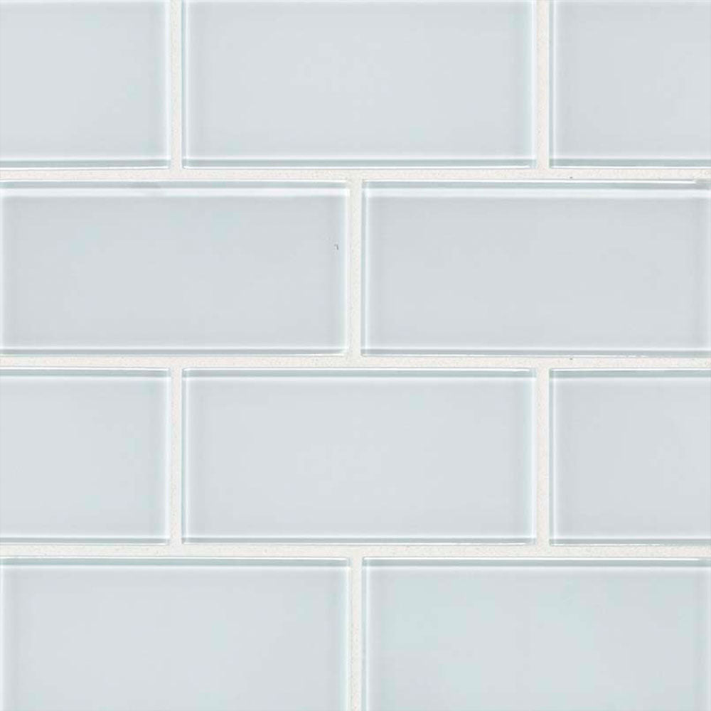 MS International Glass 3" x 6" Actic Ice Glass Tile