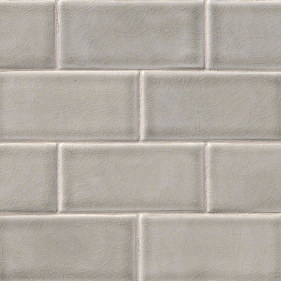 MS International Highland Park 3" x 6" Artisan Taupe Ceramic Tile