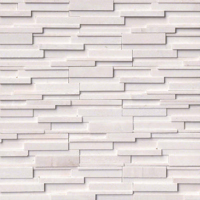 MS International Ledger Panels 3D 6" x 24" Brown Wave Natural Stone Tile