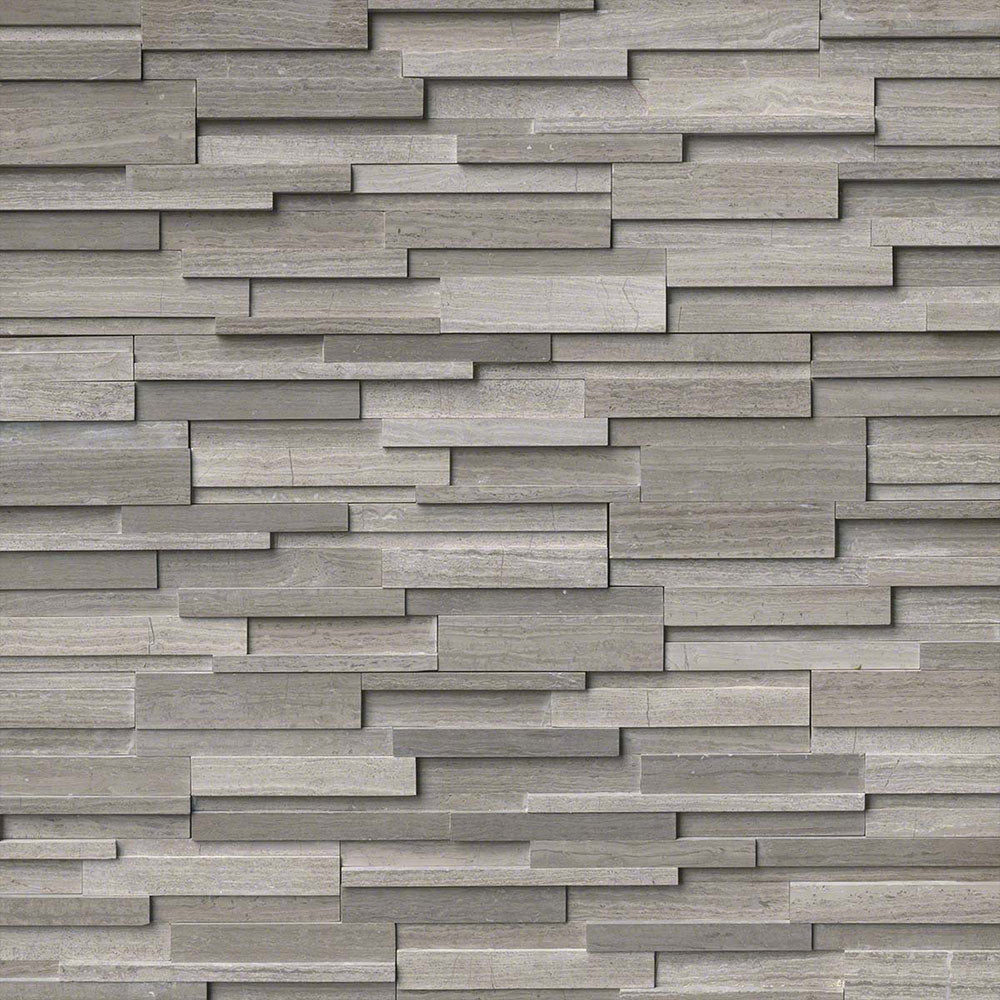 MS International Ledger Panels 3D 6" x 24" Natural Stone Tile