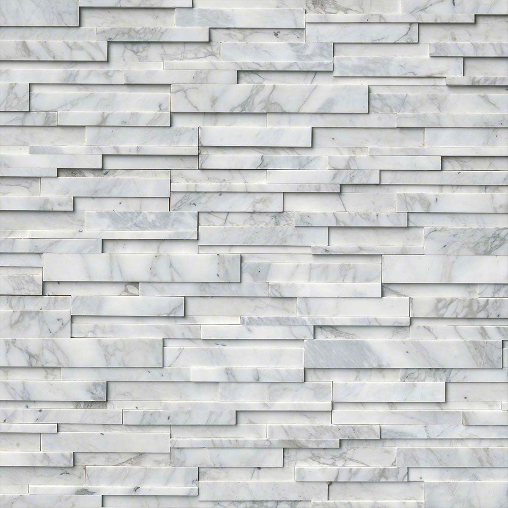MS International Ledger Panels 3D 6" x 24" Gray Oak Natural Stone Tile