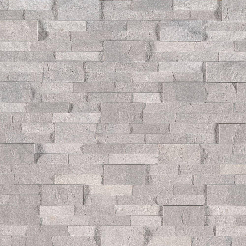 MS International Ledger Panels 6" x 24" Glacial Black Natural Stone Tile